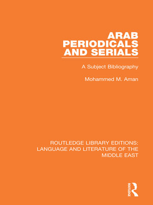 cover image of Arab Periodicals and Serials